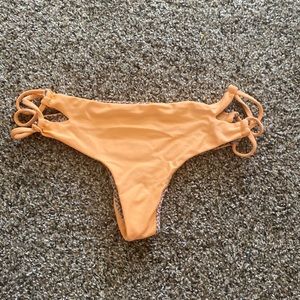 acacia swimwear peach colored bikini bottom